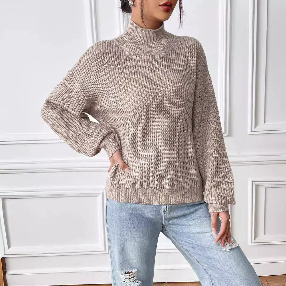 Zara Mock Neck Pullover Sweater Base Layer Fall Winter European Size